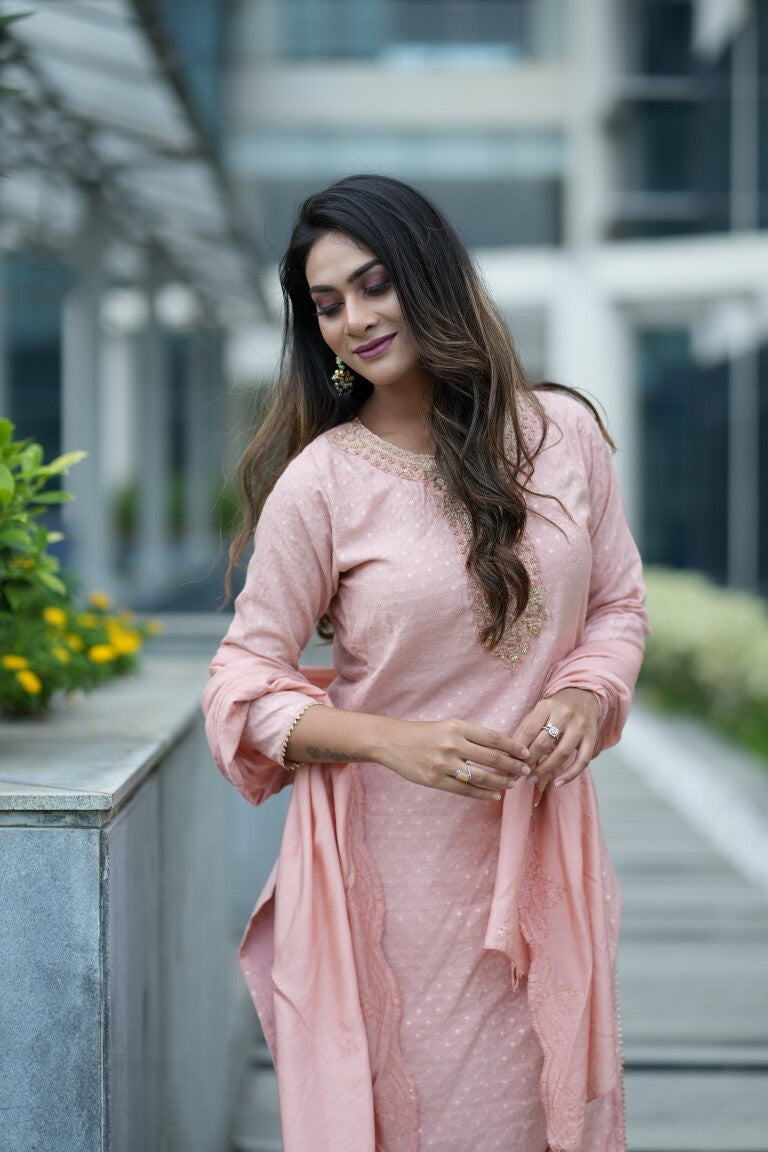PF7271 - , Kurtis , Cotton Ethnic Clothing Hand Embroidery Kurta Sets