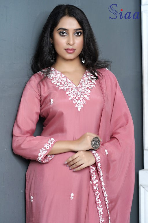 PF8195 - , Kurtis , Ethnic Clothing Hand Embroidery Kurta Sets