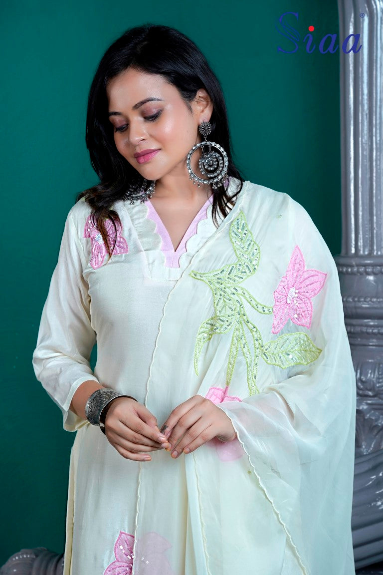 PF8264 - , Kurtis , Ethnic Clothing Kurta Sets Printed Silk