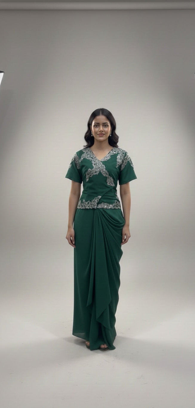 Drape Skirt Co-ord Set