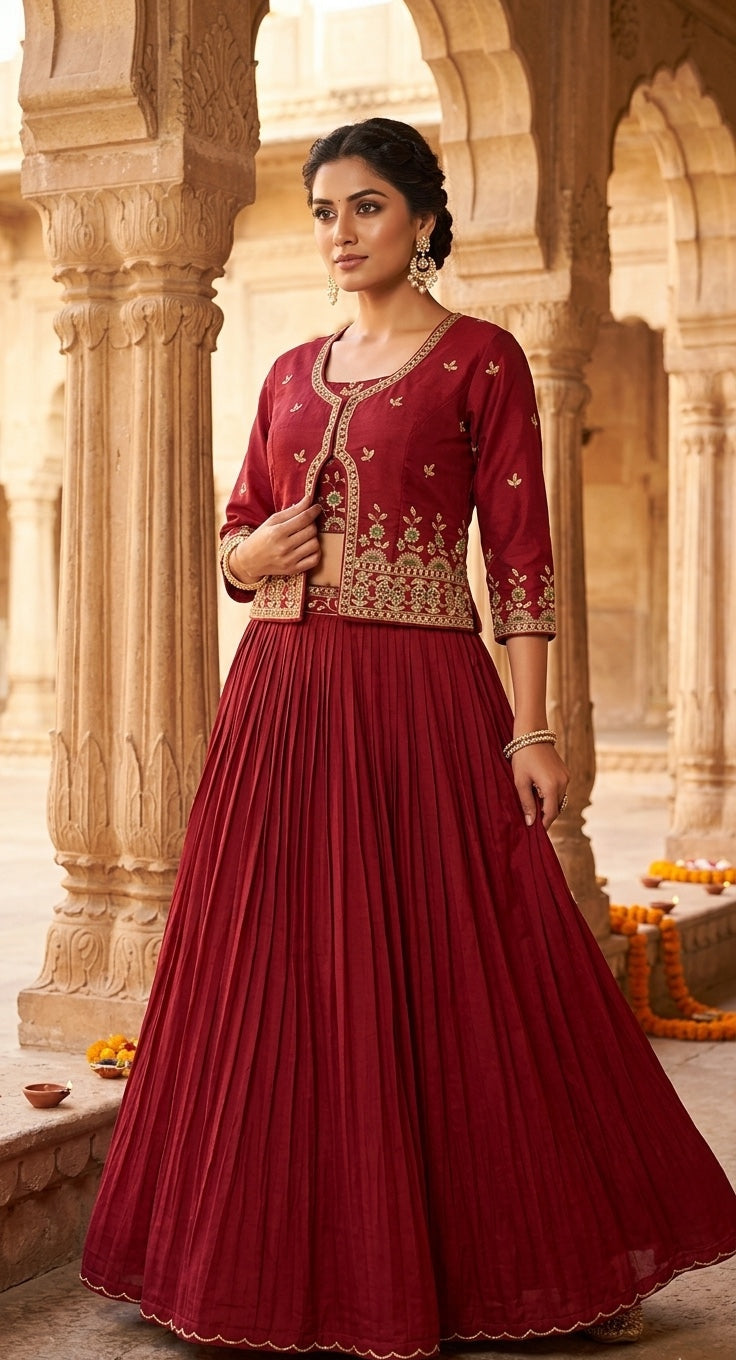 Jacket With Skirt.