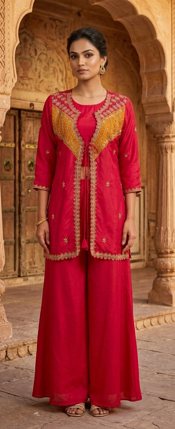 Jacket With Divider & Bustier.