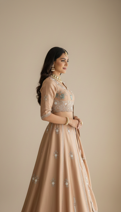 Kali Lehenga Set