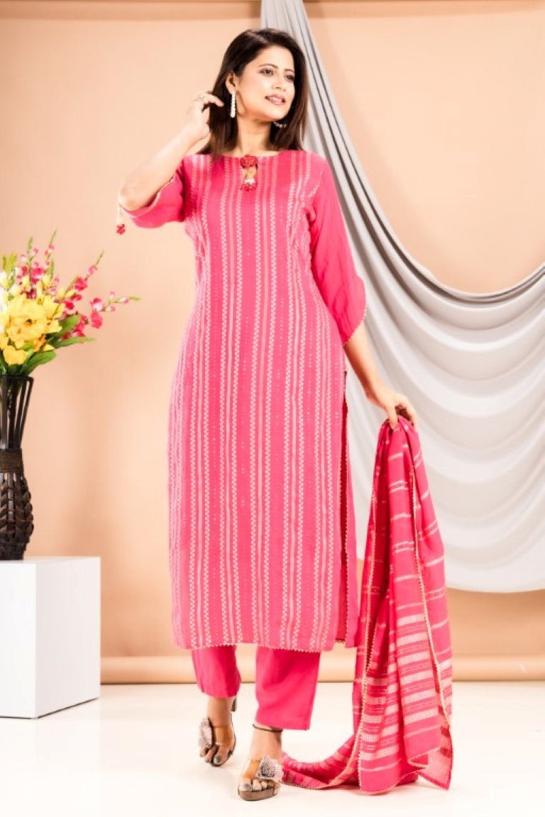 PF7191 Kurtis Cotton Ethnic Clothing Kurta Sets Printed