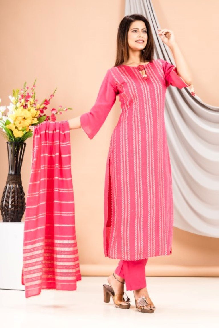 PF7191 Kurtis Cotton Ethnic Clothing Kurta Sets Printed