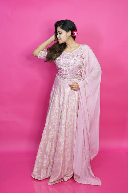 PF7468 - , Kurtis , Casual Wear Cocktail Collection Contemporary Clothing Cord Sets Hand Embroidery Silk Skirts sets
