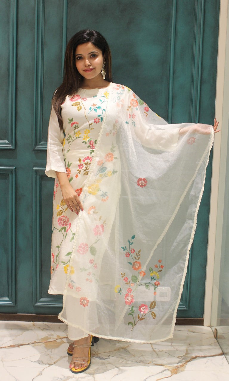 PF7480 - , Kurtis , Ethnic Clothing Kurta Sets Printed Silk