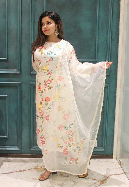 PF7480 - , Kurtis , Ethnic Clothing Kurta Sets Printed Silk