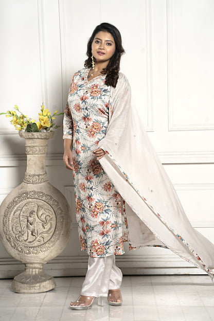 PF7580A Kurtis Chinnon Ethnic Clothing Kurta Sets Printed