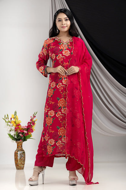 PF7685A - , Kurtis , Cotton Ethnic Clothing Kurta Sets Printed