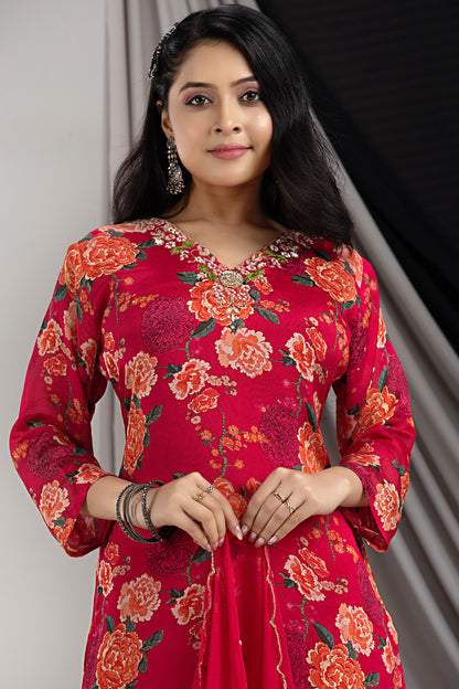 PF7685A - , Kurtis , Cotton Ethnic Clothing Kurta Sets Printed