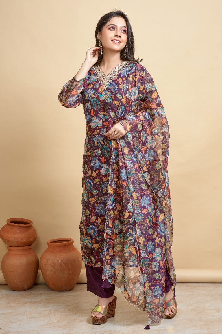 PF7841 Kurtis Chinnon Ethnic Clothing Kurta Sets Printed