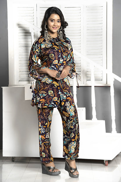 PF7866 - , Kurtis , Casual Wear Cord Sets Ethnic Clothing Printed Silk