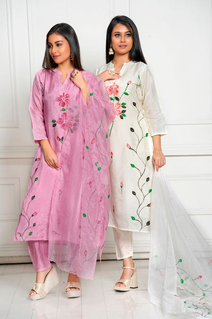 PF8099 Kurtis Casual Wear Kurta Sets Printed Silk