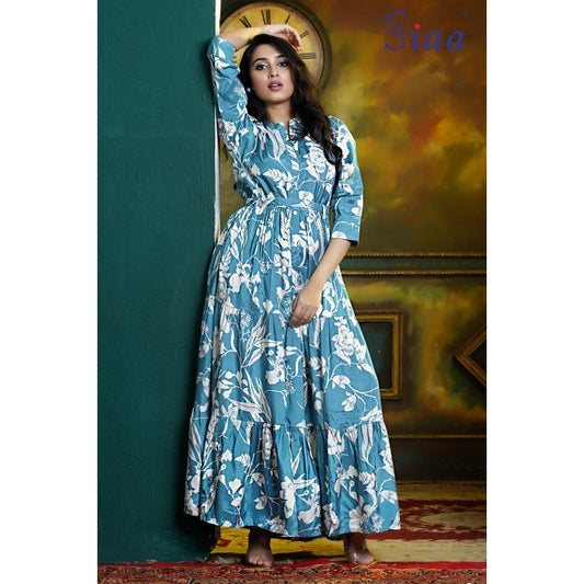 PF8105 - , Kurtis , Casual Wear Cotton Dresses Printed