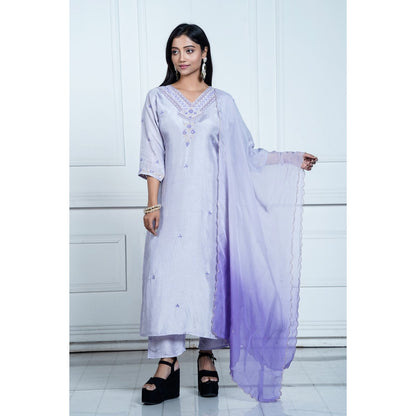 PF8129 - , Kurtis , Ethnic Clothing Hand Embroidery Kurta Sets Silk