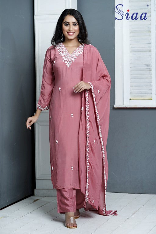 PF8195 Kurtis Ethnic Clothing Hand Embroidery Kurta Sets