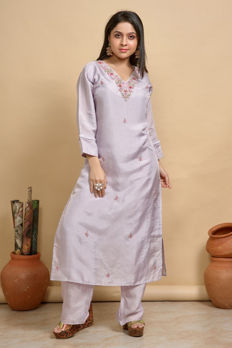 PF8201 Mauve Kurtis