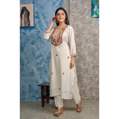 PF8227 Kurtis Ethnic Clothing Festive Collection Hand Embroidery Kurta Sets Silk