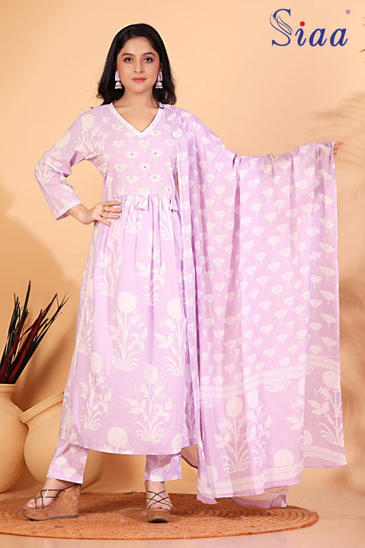 PF8248 Kurtis Ethnic Clothing Hand Embroidery Kurta Sets Silk