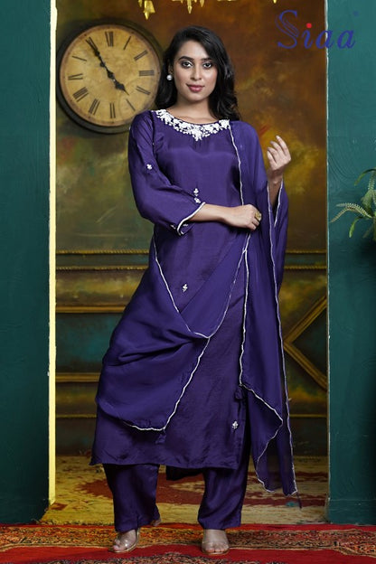 PF8279 - , Kurtis , Ethnic Clothing Hand Embroidery Kurta Sets