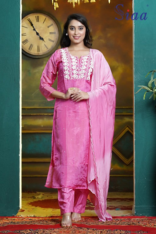 PF8293 - , Kurtis , Ethnic Clothing Festive Collection Hand Embroidery Kurta Sets