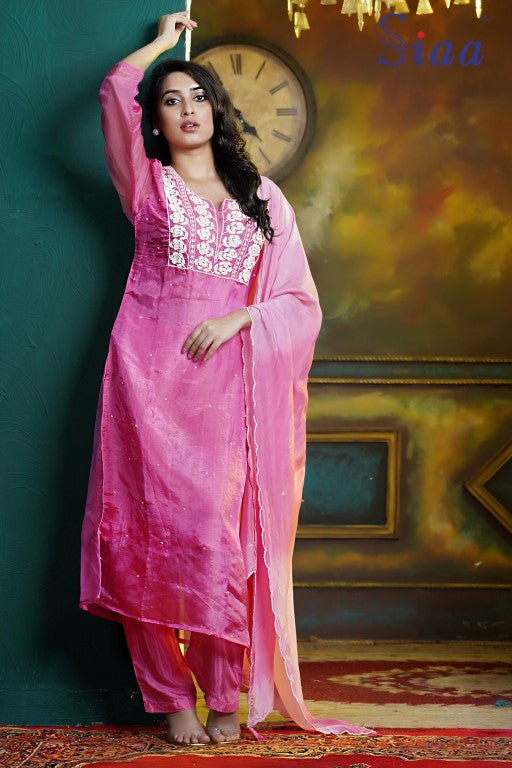 PF8293 - , Kurtis , Ethnic Clothing Festive Collection Hand Embroidery Kurta Sets