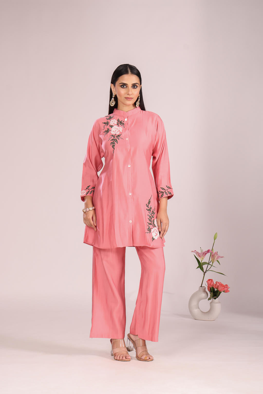 Cotton 2 Pc Cord Set – Kurti with Pant