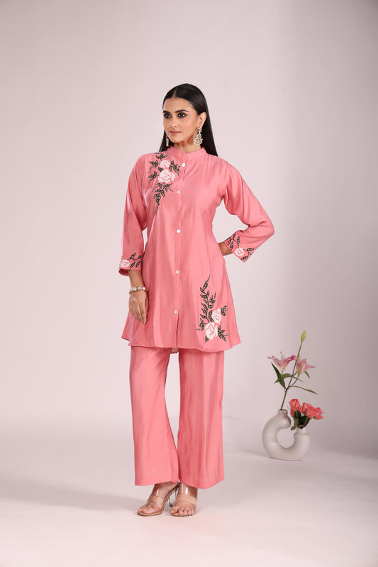 Cotton 2 Pc Cord Set – Kurti with Pant