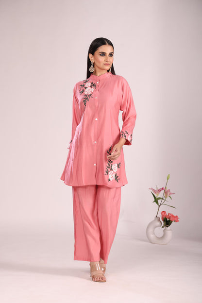 Cotton 2 Pc Cord Set – Kurti with Pant