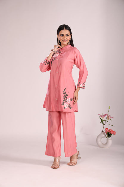 Cotton 2 Pc Cord Set – Kurti with Pant