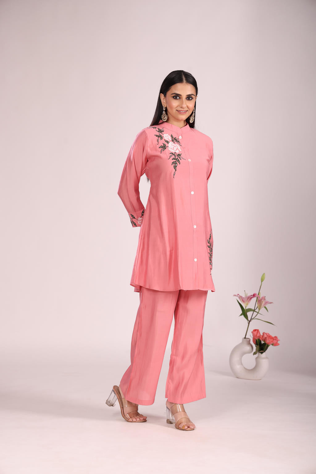 Cotton 2 Pc Cord Set – Kurti with Pant