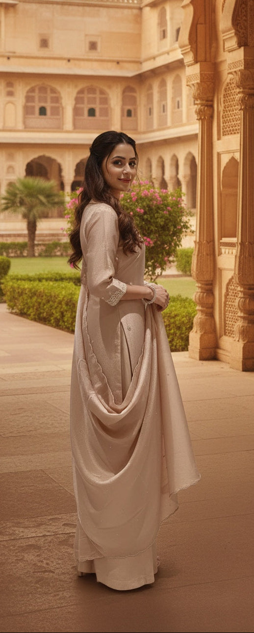 3 Pc Kurti Sharara Dupatta