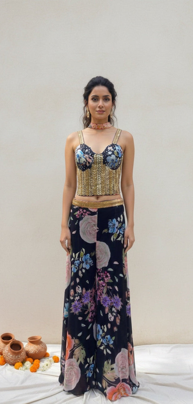 Corset blouse, Choker & Divider