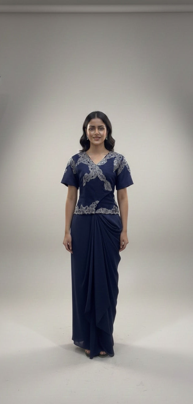 Drape Skirt Co-ord Set