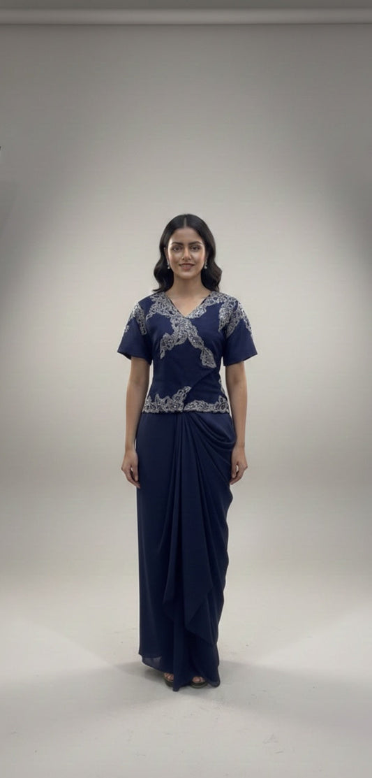 Drape Skirt Co-ord Set