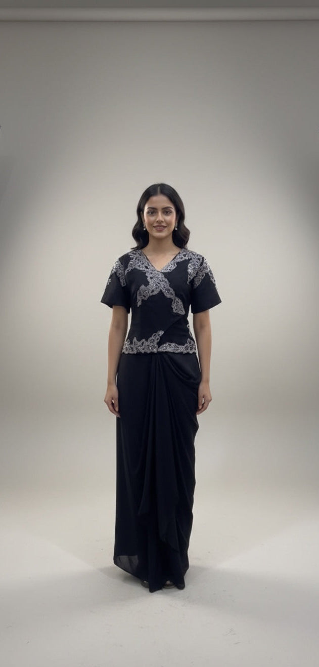 Drape Skirt Co-ord Set