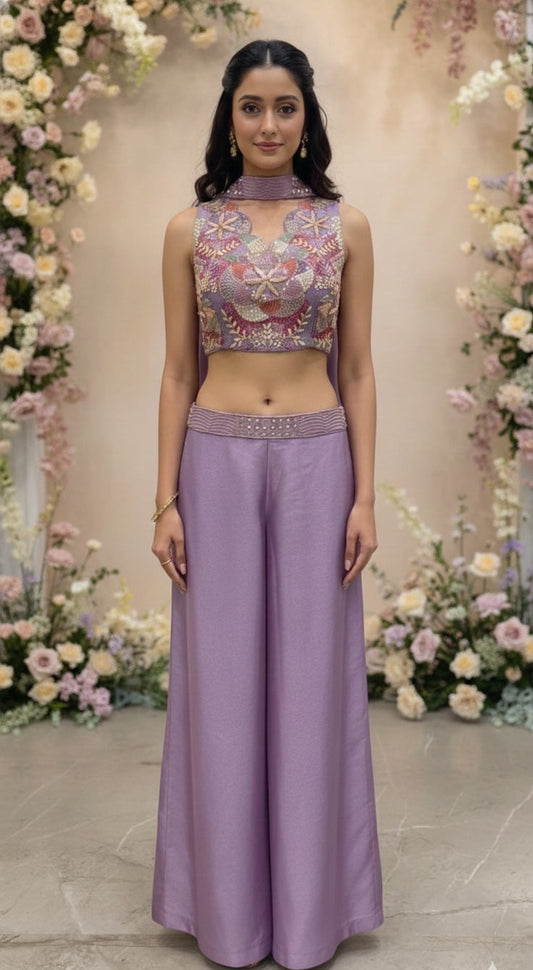 Crop Top With Divider
