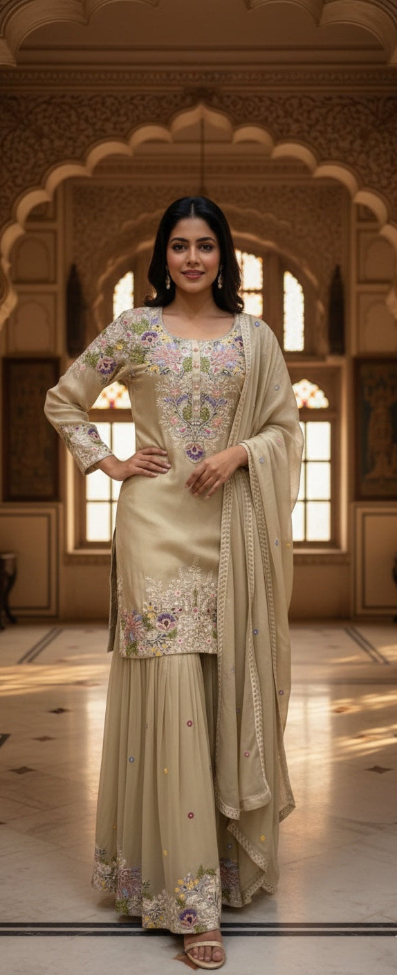 Kurta Set with Divider.