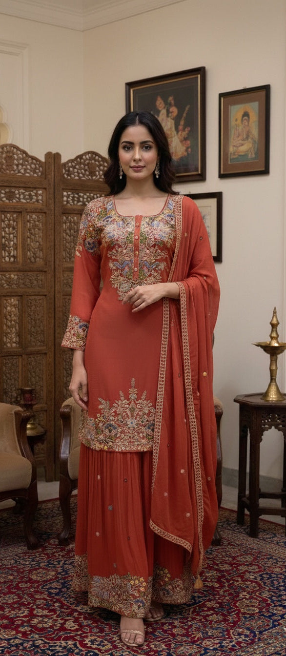 Kurta Set with Divider.