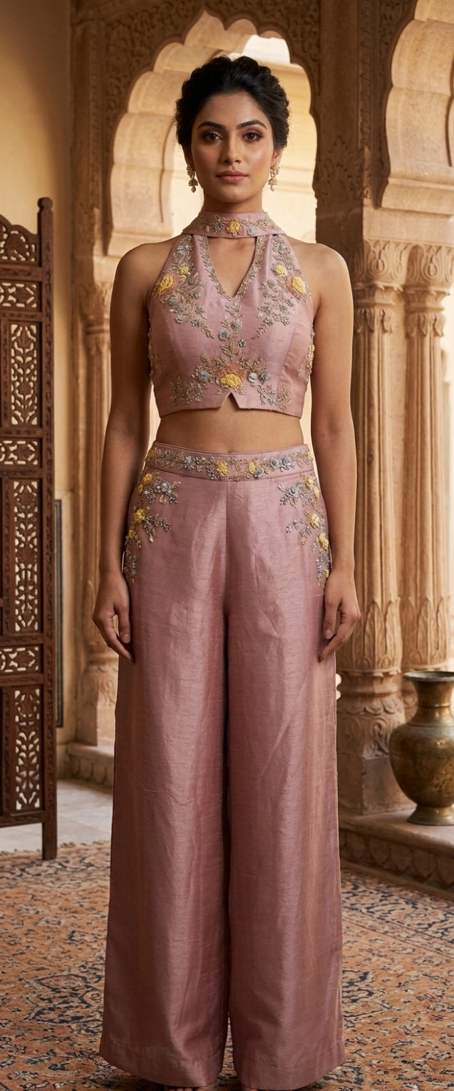 Crop Top With Divider.