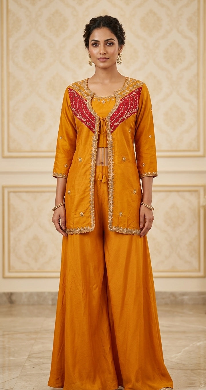 Jacket With Divider & Bustier.